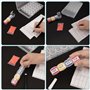 BELLE VOUS Lot de 2x Boite Diamond Painting Rangement - 28 Minis Boites/Compartiments & Autocollants - Boites en Plastique Trans