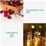 BELLE VOUS Lot de 50 Mini Fioles Vides en Verre avec Bouchons en Liège - 10 ml - Mini Pot en Verre Hermetique - Bonbonnière Mari