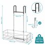 Belle Vous Etagere de Douche a Suspendre en Acier Inoxydable - Etagere Douche a Suspendre Antirouille avec 2 Crochets - Sans Per