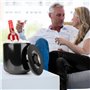 Kurtzy Seau a Glacon Isotherme Noir avec Couvercle & Pince a Glacon - Seau a Glace 4 L à Double Paroi - Garde la Glace Congelée 