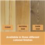 Furniture Clinic Cire d'abeille couleur chêne foncé pour bois et meubles – 200 ml – Cire de finition naturelle pour tous types d