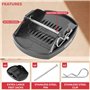 GADLANE Lot de 4 patins robustes pour cric de caravane - Idéal pour stabiliser et empêcher les pieds de la caravane de s'enfonce