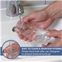 HEFTMAN Lot de 12 bouteilles sensorielles vides de 250 ml avec couvercles à visser noirs, bouteilles en plastique PET transparen