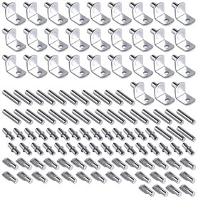 120 Pcs Support d'Étagère pour Armoire Meuble
