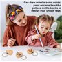 Porte Clé en Bois Coeur 12 Pièces à Graver, DIY pour la Gravure, la Peinture, le Lettrage - Cadeaux pour Couples, Partenaires, F