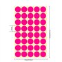 18 Couleurs Étiquettes de Codage
