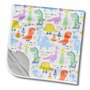 Born Cheeky Grand tapis anti-éclaboussures dinosaure pour chaise haute de 129