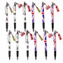 SAJAK Lot de 12 stylos souvenirs de Londres avec breloques miniatures : bus