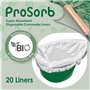 Prosorb Lot de 20 doublures jetables super absorbantes pour chaise percée/lit