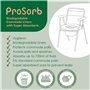 Prosorb Lot de 20 doublures jetables super absorbantes pour chaise percée/lit
