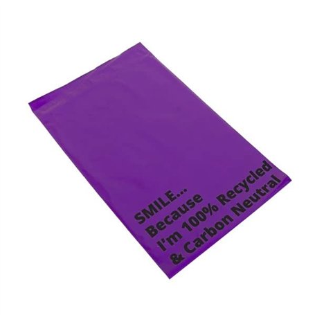 Sacs postaux en polyéthylène avec fermeture adhésive pour emballage d'enveloppes postales Violet 63