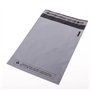 Lot de 50 sacs postaux mixtes gris en polyéthylène auto-scellants, 5 tailles de chaque petit à grand format, sacs postaux assort