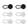6 Pièces Extension de Bouton Mixte
