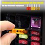 Vesaneae 120 Pièces Mini Fusible de Voiture, Universel Fusible Mecanique Moyenne, Micro Fusibles Automobile, Lame Fuse Set avec 