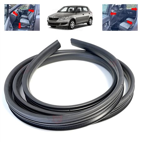 Joint d'étanchéité intérieur de porte de rechange pour Fabia 5J 2007-2015 (sur carrosserie) 5J0867365E9B9