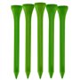 Lot de 1000 tees de golf en bambou Vert fluo 70 mm