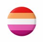 Badge de soutien avec drapeau lesbien Choose Love Pride 25 mm