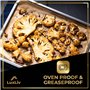LuxLiv® Rouleau de papier sulfurisé marron non blanchi de 50 m de long pour la pâtisserie, le pain au levain, le pain au levain,