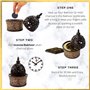 Nabeel Oudh Nabeel Black Incense Bakhour | 1 boîte de 60 g d'encens Bakhour authentique en copeaux de bois arabe | Parfait pour 