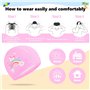 Enfants Bonnet de Natation Bonnet de Bain Élastique Imperméable Bonnet de Piscine Tissu Polyester Souple Bonnet de Bain Bonnets 