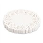 Anseom 200 Pièces Dentelle Napperons Papier Blanc