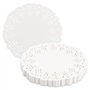 Anseom 200 Pièces Dentelle Napperons Papier Blanc, Napperon en Papier Rond Papier en Dentelle Blanche, Napperons en Papier Jetab