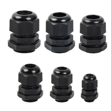 Anseom Presse-étoupes IP68 Etanche 57pcs Réglable Presse-étoupe