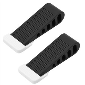 Anseom Arrêts Cale De Porte 2Pcs Cale de Porte Robuste Arrêts de Porte pour le Sol Cale Porte Caoutchouc Stopper Cales Portes No