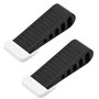 Anseom Arrêts Cale De Porte 2Pcs Cale de Porte Robuste Arrêts de Porte pour le Sol Cale Porte Caoutchouc Stopper Cales Portes No