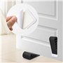 Anseom Arrêts Cale De Porte 2Pcs Cale de Porte Robuste Arrêts de Porte pour le Sol Cale Porte Caoutchouc Stopper Cales Portes No
