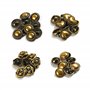 40 Pièces Boutons Métalliques Boutons de Manteau Vintage Or Bouton Décoratif de Veste Bouton de Couture pour Vêtements DIY Craft