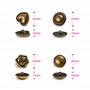 40 Pièces Boutons Métalliques Boutons de Manteau Vintage Or Bouton Décoratif de Veste Bouton de Couture pour Vêtements DIY Craft