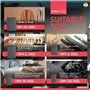 Lot de 50 sacs postaux gris assortis avec fermeture autocollante pour vêtements, sacs postaux vintage de tailles mixtes pour emb