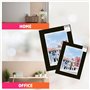 1ABOVE Cadre photo A4, verre Sussex, 21 x 29,7 cm, cadre photo solide pour certificat, cadre photo