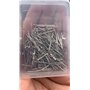 AARNAV 550 pièces 26 mm 1 Pouce épingles à Coudre épingles à tête épingles de Bureau épingles Droites épingles à Perruque Aiguil