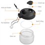 Cozlly Kit de Nettoyage Complet pour Aérographe Comprenant 1 Pot de Nettoyage pour Aérographe avec Support, 5 Brosses de Nettoya