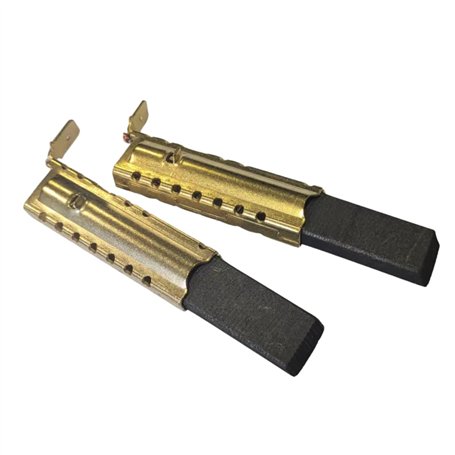 Lot de 2 balais de charbon L94MF7 pour moteur de machine à laver Beko Smeg Hoover Candy