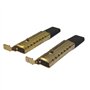 Lot de 2 balais de charbon L94MF7 pour moteur de machine à laver Beko Smeg Hoover Candy