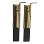 Lot de 2 balais de charbon L94MF7 pour moteur de machine à laver Beko Smeg Hoover Candy