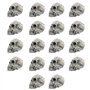 Lot de 18 mini figurines de squelette décoratives en plastique pour Halloween - Décoration de maison hantée - 4