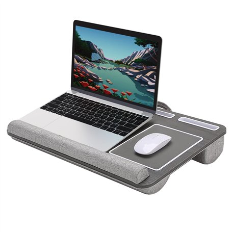 Desire2 Bureau pour Ordinateur Portable en Bois avec Coussins