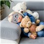 Hoxfly Masques De Sommeil En Peluche,3D Moelleux Masque de Nuit Enfant,Mignon Drôle Bande Dessinée Masque de Sommeil,Respirant C