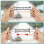 Belle Vous (Lot de 8) Ressort de Traction en Acier Inoxydable - Longueur 170 mm, Diamètre 3 mm - Ressort de Rappel à Double Croc