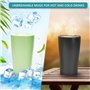 Belle Vous (Lot de 4) Gobelet Plastique Reutilisable - 400 ml Gobelets Réutilisables & Incassables - Verre Plastique Reutilisabl