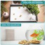 BELLE VOUS Gravier pour Aquarium Naturel Décoratif Marron - 3,5 kg de Mini Pierres Décoratives - Gravier Decoratif pour Jardin, 