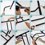 Belle Vous Range Velo Noir - pour Roues de Vélo de 8-11 cm - Parking Velo Mobile pour Vélos Route et Montagne - Support Velo Sol