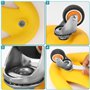 Belle Vous Roue Abdominale - Materiel Fitness pour Abdominaux avec Tapis de Soutien pour les Genoux - Appareil de Musculation de