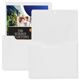 BELLE VOUS Lot de 2 Range Documents Magnétiques Blancs - Porte Document Suspendu pour Cartes de Visite et Courrier - Porte Vue A