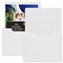BELLE VOUS Lot de 2 Range Documents Magnétiques Blancs - Porte Document Suspendu pour Cartes de Visite et Courrier - Porte Vue A