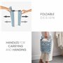 BELLE VOUS Panier de Douche Bleu - Support Auto Adhésif - Etagere Murale en Plastique - Rangement Jouets - Shampoing - Accessoir